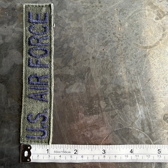 U.S. AIR FORCE embroidered tape patch - Vintage - Picture 9 of 10